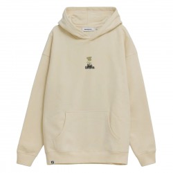 BLUE BANANA ΦΟΥΤΕΡ HOODIE ΜΕ ΚΟΥΚΟΥΛΑ LOGO ΕΚΡΟΥ