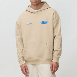 BLUE BANANA ΦΟΥΤΕΡ HOODIE ΜΕ ΚΟΥΚΟΥΛΑ LOGO ΜΠΕΖ