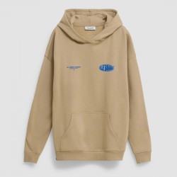 BLUE BANANA ΦΟΥΤΕΡ HOODIE ΜΕ ΚΟΥΚΟΥΛΑ LOGO ΜΠΕΖ