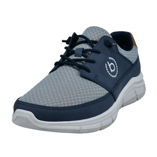 BUGATTI ΠΑΠΟΥΤΣΙΑ SNEAKERS GENIAL LIGHT ΓΚΡΙ-ΜΠΛΕ