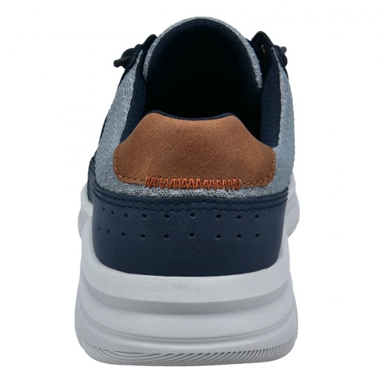 BUGATTI ΠΑΠΟΥΤΣΙΑ SNEAKERS GENIAL LIGHT ΓΚΡΙ-ΜΠΛΕ