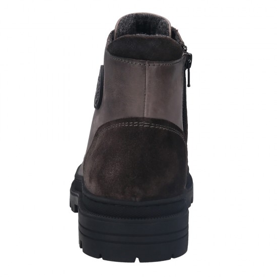 BUGATTI ΠΑΠΟΥΤΣΙΑ ΜΠΟΤΑΚΙΑ USED LOOK SOFT FIT ΣΚΟΥΡΟ ΓΚΡΙ