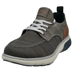 BUGATTI ΠΑΠΟΥΤΣΙΑ SNEAKERS GENIAL LIGHT ΚΑΦΕ-ΓΚΡΙ