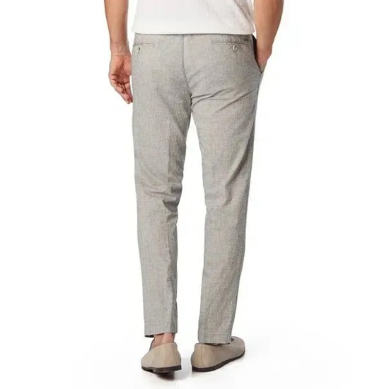 BUGATTI ΠΑΝΤΕΛΟΝΙ CHINO ELIO TAPERED ΛΙΝΟ ΓΚΡΙ