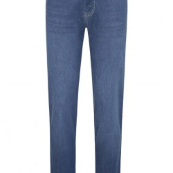 Jeans straight slim fit BUGATTI (μπλε-γκρι)