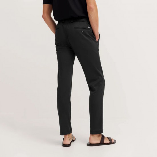 BUGATTI ΠΑΝΤΕΛΟΝΙ CHINO SLIM FIT FLEXCITY ELASTIC ΜΑΥΡΟ