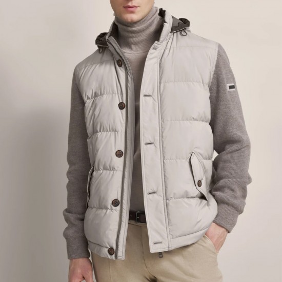 BUGATTI ΜΠΟΥΦΑΝ ΠΛΕΚΤΑ ΜΑΝΙΚΙΑ ΑΠΟΣΠΩΜΕΝΗ ΚΟΥΚΟΥΛΑ ΓΚΡΙ