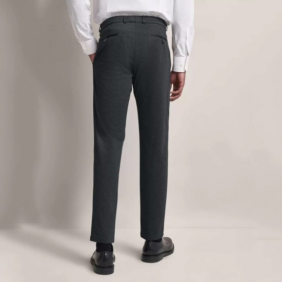 BUGATTI ΠΑΝΤΕΛΟΝΙ CHINO FLEXCITY ΜΙΚΡΟΣΧΕΔΙΟ ΜΑΥΡΟ-ΚΑΦΕ