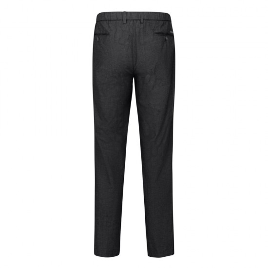 BUGATTI ΠΑΝΤΕΛΟΝΙ CHINO TAPERED LINEN ΜΑΥΡΟ