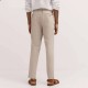 BUGATTI ΠΑΝΤΕΛΟΝΙ CHINO TAPERED LINEN ΜΠΕΖ