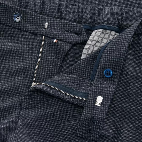 BUGATTI ΠΑΝΤΕΛΟΝΙ CHINO TAPERED FLEXCITY ΜΙΚΡΟΣΧΕΔΙΟ ΓΚΡΙ