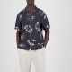 COLOURS & SONS ΠΟΥΚΑΜΙΣΟ RELAXED FIT FLORAL PRINT ΜΑΥΡΟ COLOURS & SONS ΠΟΥΚΑΜΙΣΟ RELAXED FIT FLORAL PRINT ΜΑΥΡΟ