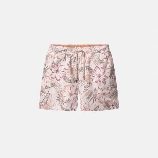 COLOURS & SONS ΜΑΓΙΟ FLORAL PRINT ΡΟΖ
