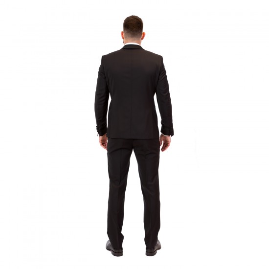 DIGEL Κουστούμι σμόκιν slim fit μαύρο DIGEL Κουστούμι σμόκιν slim fit μαύρο