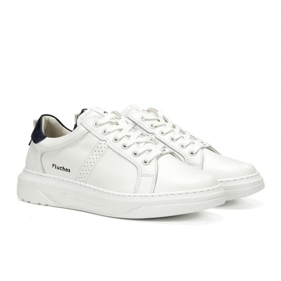 FLUCHOS ΠΑΠΟΥΤΣΙΑ SNEAKERS BOSTON ΛΕΥΚΑ