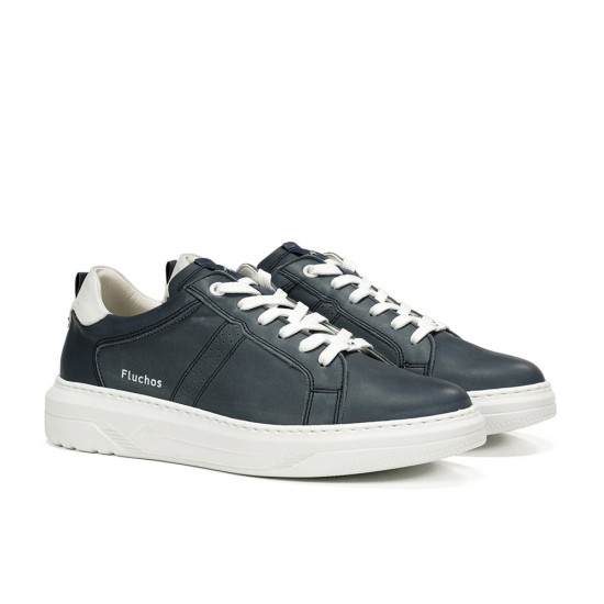 FLUCHOS ΠΑΠΟΥΤΣΙΑ SNEAKERS BOSTON ΜΠΛΕ