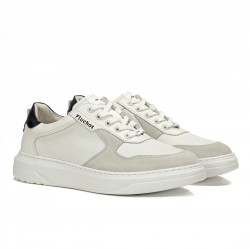 FLUCHOS ΠΑΠΟΥΤΣΙΑ SNEAKERS BOSTON LOGO ΛΕΥΚΟ