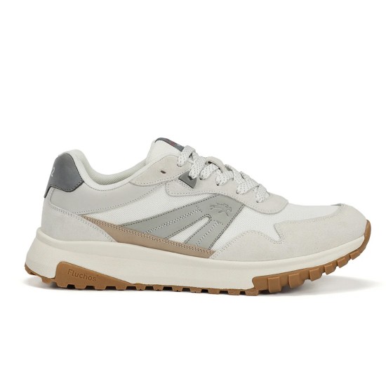 FLUCHOS ΠΑΠΟΥΤΣΙΑ SNEAKERS ARION ΛΕΥΚΟ