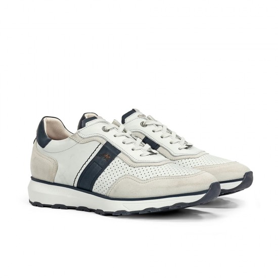 FLUCHOS ΠΑΠΟΥΤΣΙΑ SNEAKERS WALTER ΜΠΛΕ-ΛΕΥΚΟ