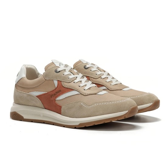 FLUCHOS ΠΑΠΟΥΤΣΙΑ SNEAKERS KARTER LOGO ΜΠΕΖ