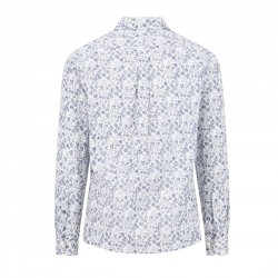 FYNCH-HATTON ΠΟΥΚΑΜΙΣΟ CASUAL FIT BUTTON DOWN FLORAL ΜΠΛΕ