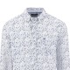 FYNCH-HATTON ΠΟΥΚΑΜΙΣΟ CASUAL FIT BUTTON DOWN FLORAL ΜΠΛΕ