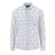 FYNCH-HATTON ΠΟΥΚΑΜΙΣΟ CASUAL FIT BUTTON DOWN FLORAL ΜΠΛΕ