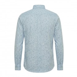 FYNCH-HATTON ΠΟΥΚΑΜΙΣΟ CASUAL FIT BUTTON DOWN ALLOVER PRINT ΣΙΕΛ