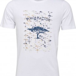 Κοντομάνικο T-Shirt Logo Print  Fynch-Hatton (λευκό)