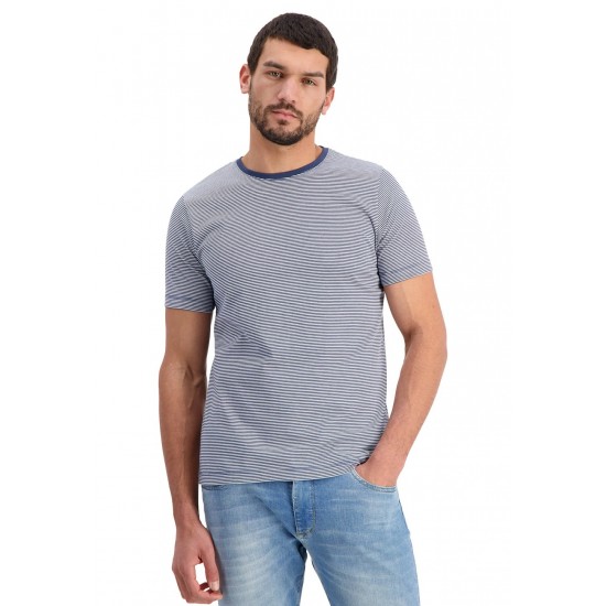 FYNCH HATTON T-SHIRT MARINE ΛΕΥΚΟ ΜΠΛΕ FYNCH HATTON T-SHIRT MARINE ΛΕΥΚΟ ΜΠΛΕ