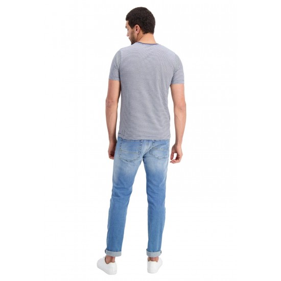 FYNCH HATTON T-SHIRT MARINE ΛΕΥΚΟ ΜΠΛΕ FYNCH HATTON T-SHIRT MARINE ΛΕΥΚΟ ΜΠΛΕ
