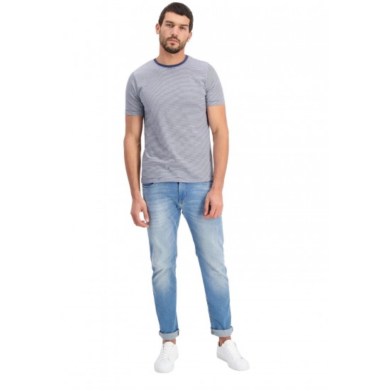 FYNCH HATTON T-SHIRT MARINE ΛΕΥΚΟ ΜΠΛΕ FYNCH HATTON T-SHIRT MARINE ΛΕΥΚΟ ΜΠΛΕ