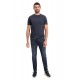 FYNCH HATTON T-SHIRT FINESTRIPED ΜΠΛΕ FYNCH HATTON T-SHIRT FINESTRIPED ΜΠΛΕ