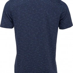 FYNCH HATTON T-SHIRT FINESTRIPED ΜΠΛΕ