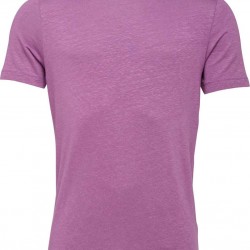 Κοντομάνικο λινό T-Shirt Fynch-Hatton (μωβ)