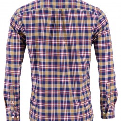 FYNCH HATTON Πουκάμισο casual fit με κουμπί στο γιακά  μπλε