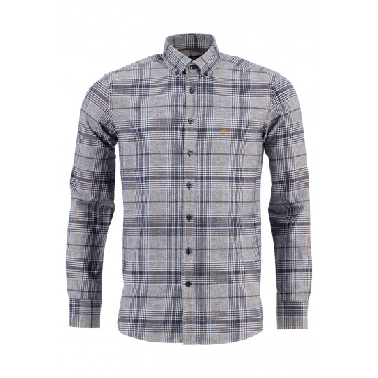 FYNCH HATTON Πουκάμισο modern fit γκρι