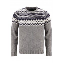 FYNCH-HATTON Πλεκτό o-neck γκρι