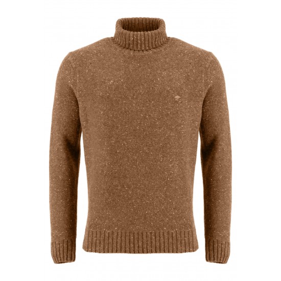 FYNCH HATTON ΖΙΒΑΓΚΟ TURTLENECK ΚΑΦΕ