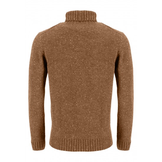 FYNCH HATTON ΖΙΒΑΓΚΟ TURTLENECK ΚΑΦΕ