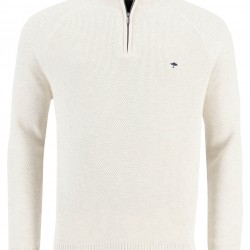 Πλεκτό Structure Troyer-zip FYNCH-HATTON (offwhite)