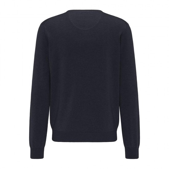 FYNCH HATTON Πλεκτό V-Neck  black