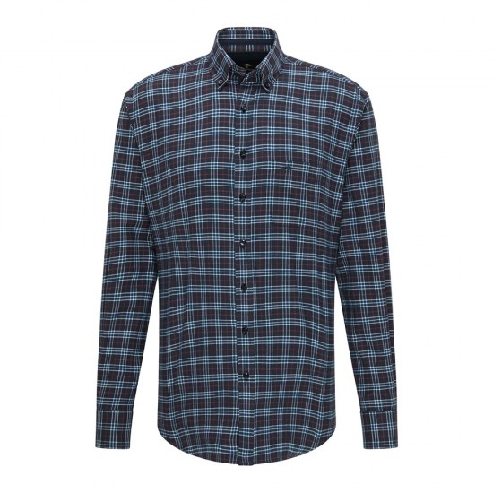 FYNCH HATTON Πουκάμισο navy