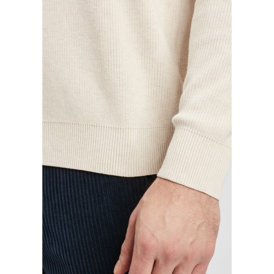 FYNCH HATTON Πλεκτό O-neck εκρού)