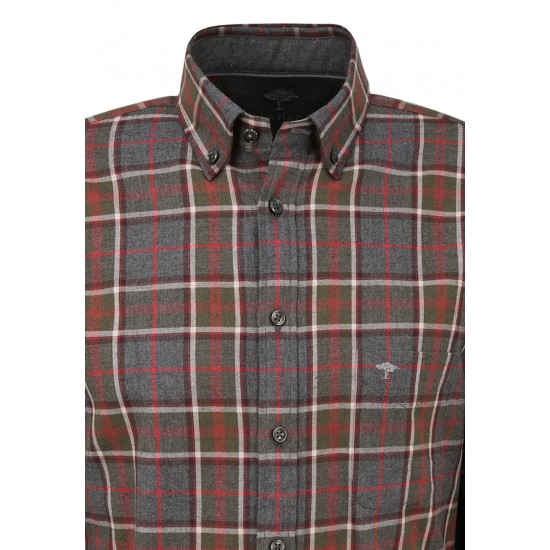 FYNCH HATTON Πουκάμισο casual  fit γκρι