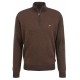 FYNCH-HATTON Πλεκτό Half-Zip Troyer καφέ FYNCH-HATTON Πλεκτό Half-Zip Troyer καφέ