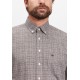 FYNCH HATTON Πουκάμισο regural fit  καφέ