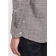 FYNCH HATTON Πουκάμισο regural fit  καφέ