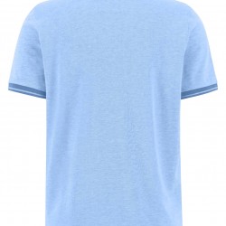 Κοντομάνικο Polo Shirt in two-tone look Fynch-Hatton  (γαλάζιο)