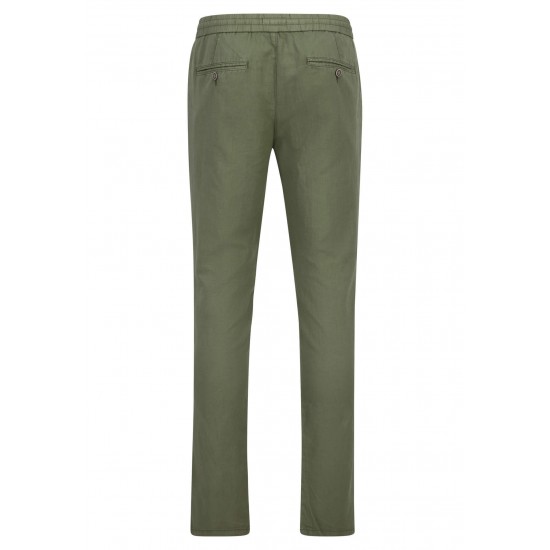 FYNCH HATTON ΠΑΝΤΕΛΟΝΙ CHINO COTTON WITH LINEN ΛΑΔΙ